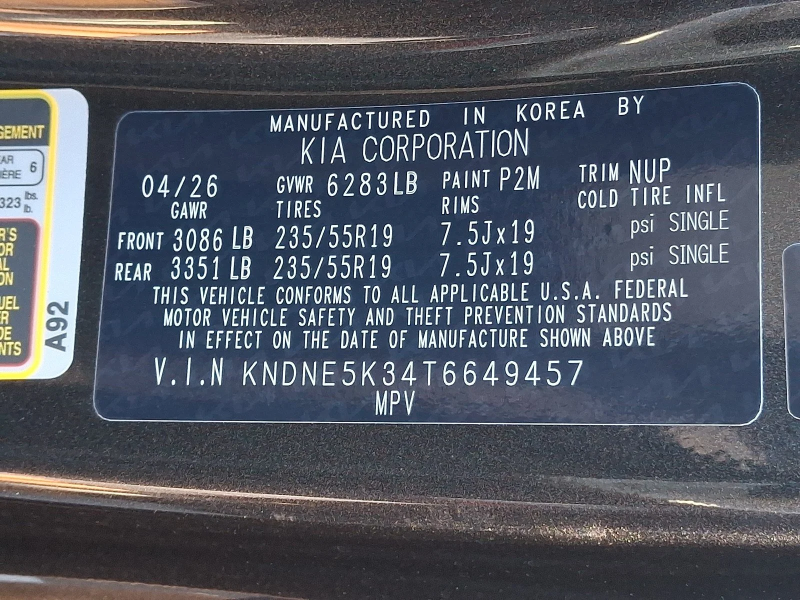New 2026 Panthera Metal Kia SX Prestige image 13