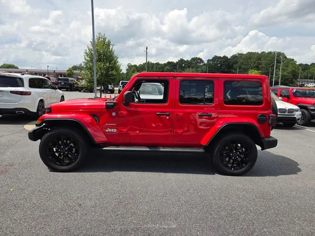 Used 2024 Red Jeep Sahara 4xe image 4