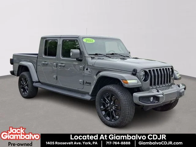 Used 2022 Gray Jeep Overland image 1