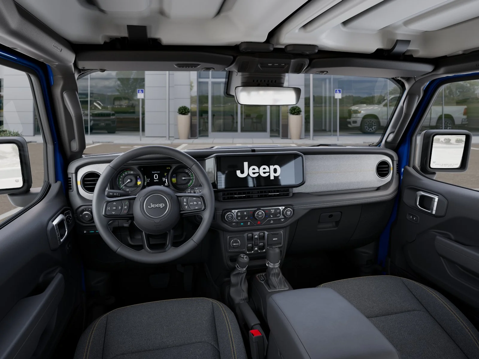 New 2025 Blue Pearl Jeep Sport S 4xe image 26