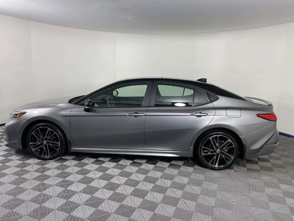Used 2025 Midnight Black Metallic Toyota XSE image 5
