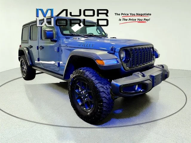 Used 2025 Gray Jeep Willys 4xe image 2