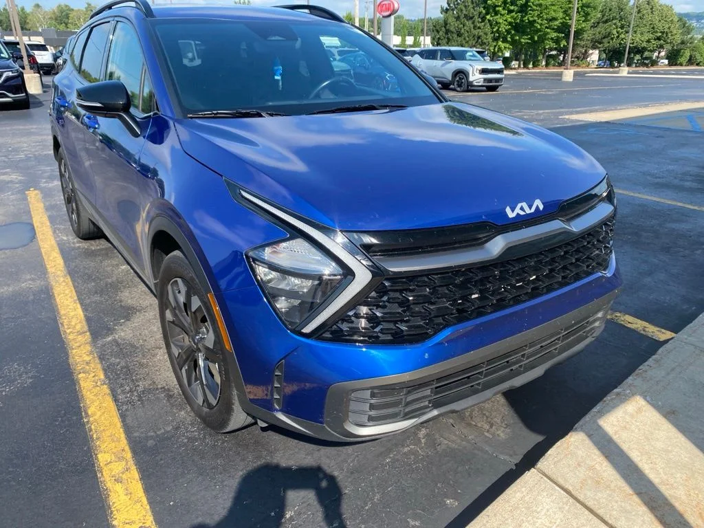 Used 2023 Sapphire Blue Kia X-Line image 2