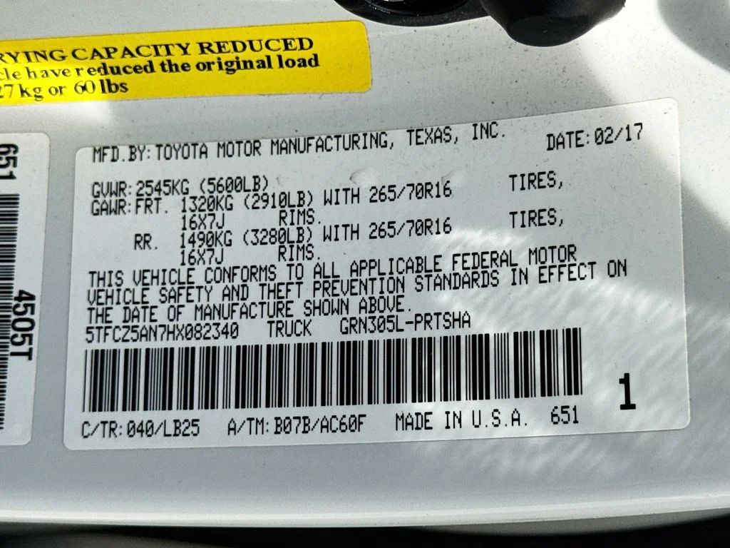 Used 2017 White Toyota TRD Pro image 39