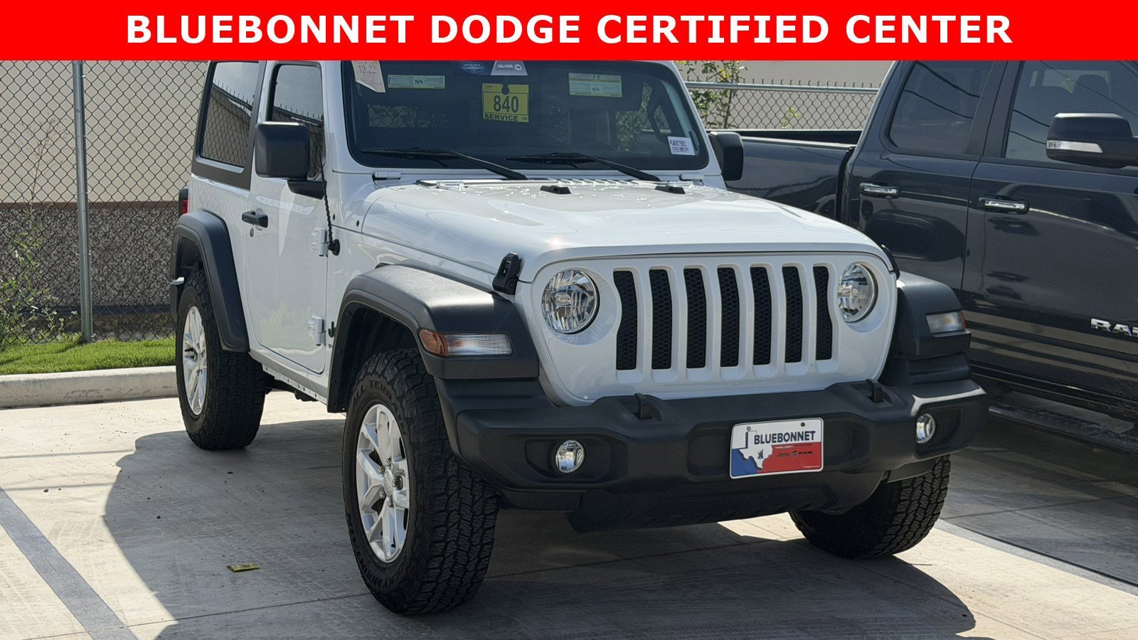 Certified Used 2023 Bright White Clearcoat Jeep Sport S image 3