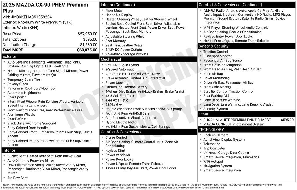 2025 Mazda CX-90 Premium Plus Package - Photo 2
