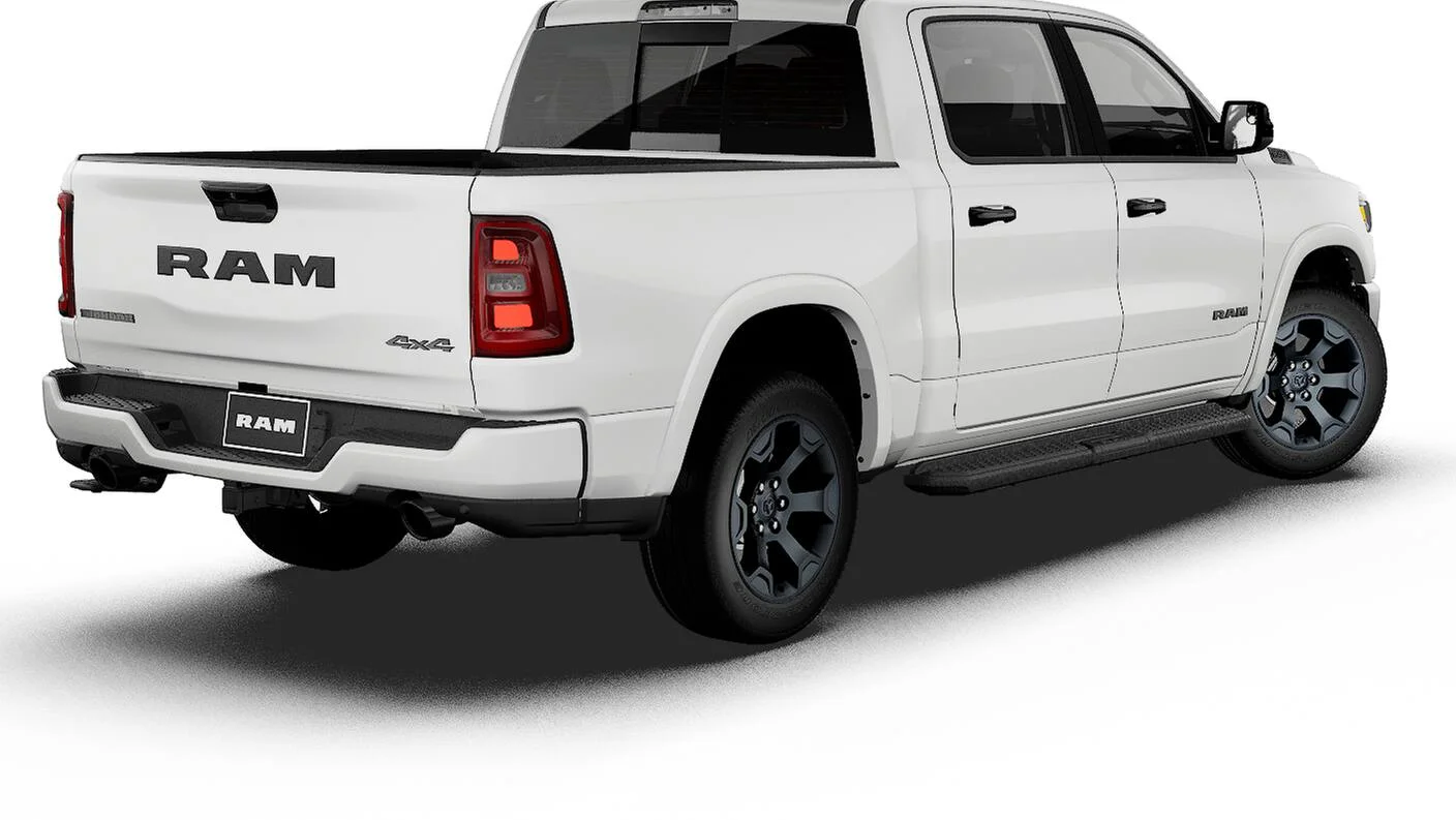 New 2027 Bright White Clear-Coat Exterior Paint RAM BIG HORN image 2