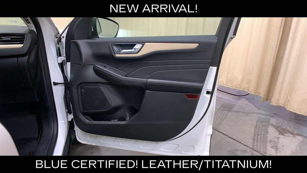 Certified Used 2022 White Metallic Ford Titanium image 10