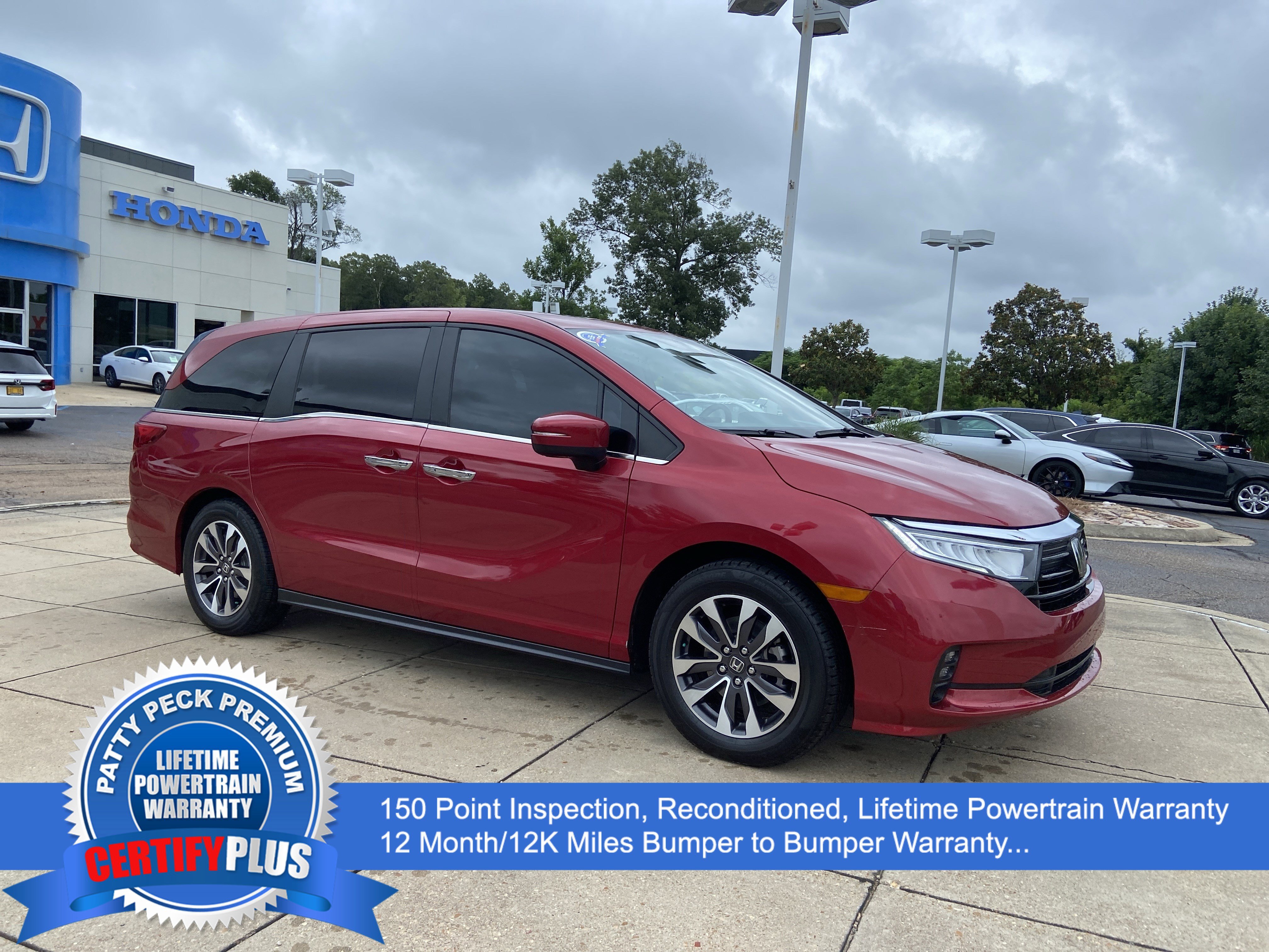 Used 2023 Radiant Red Metallic II Honda EX-L image 1