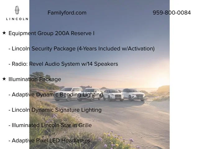 New 2027 Whisper Blue Metallic Clearcoat Lincoln Reserve image 20