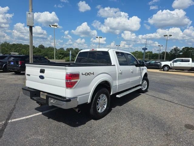 Used 2013 White Platinum Clearcoat Metallic Ford Lariat image 3