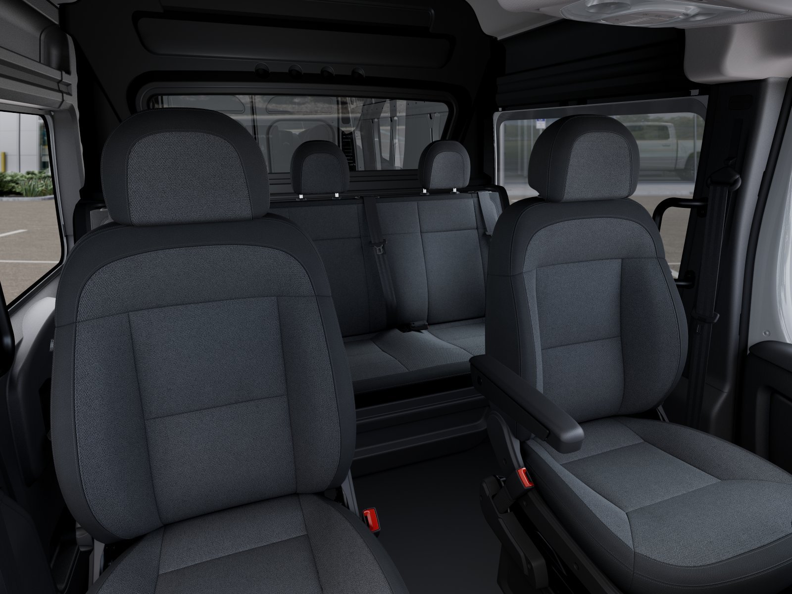 New 2025 Bright White Clearcoat RAM High Roof image 32