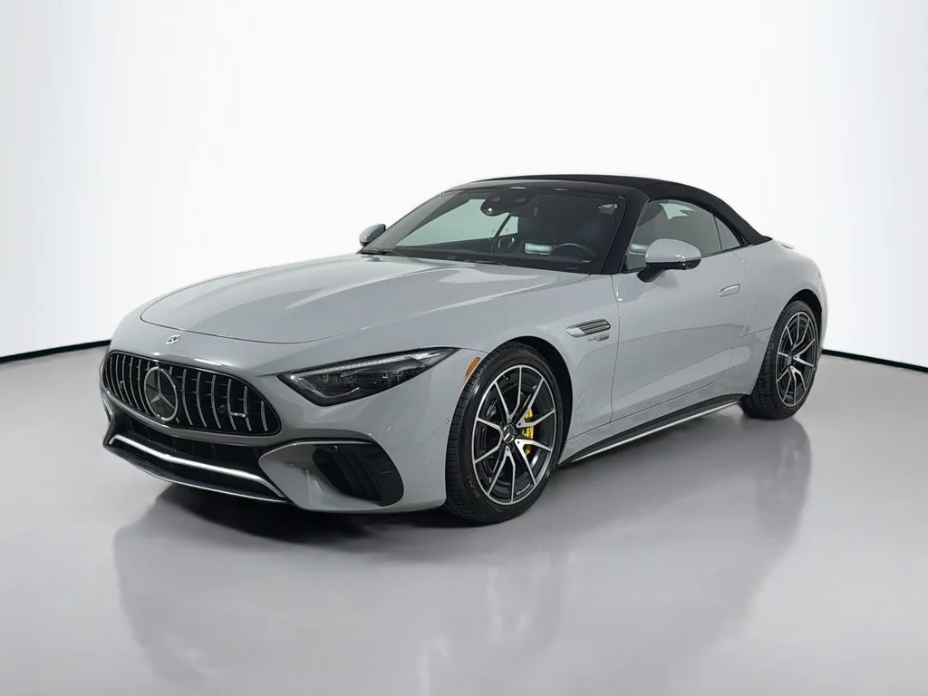 Used 2022 Gray Mercedes-Benz SL 63 AMG® image 1
