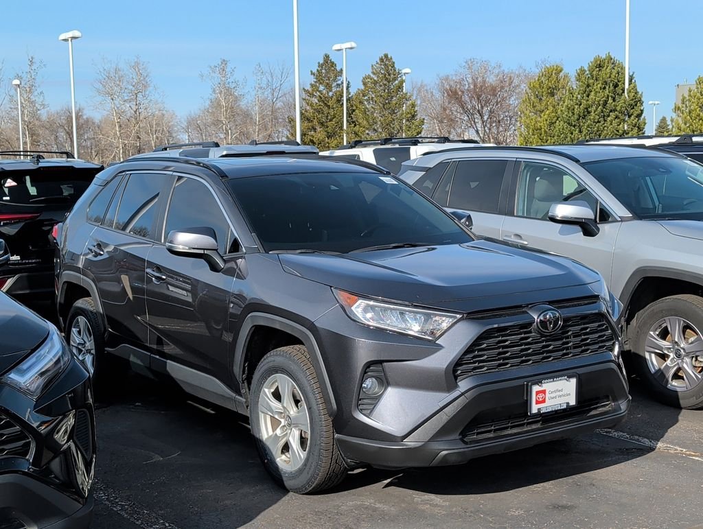 Certified 2019 Toyota RAV4 XLE with VIN JTMP1RFV5KD505904 for sale in Minneapolis, Minnesota