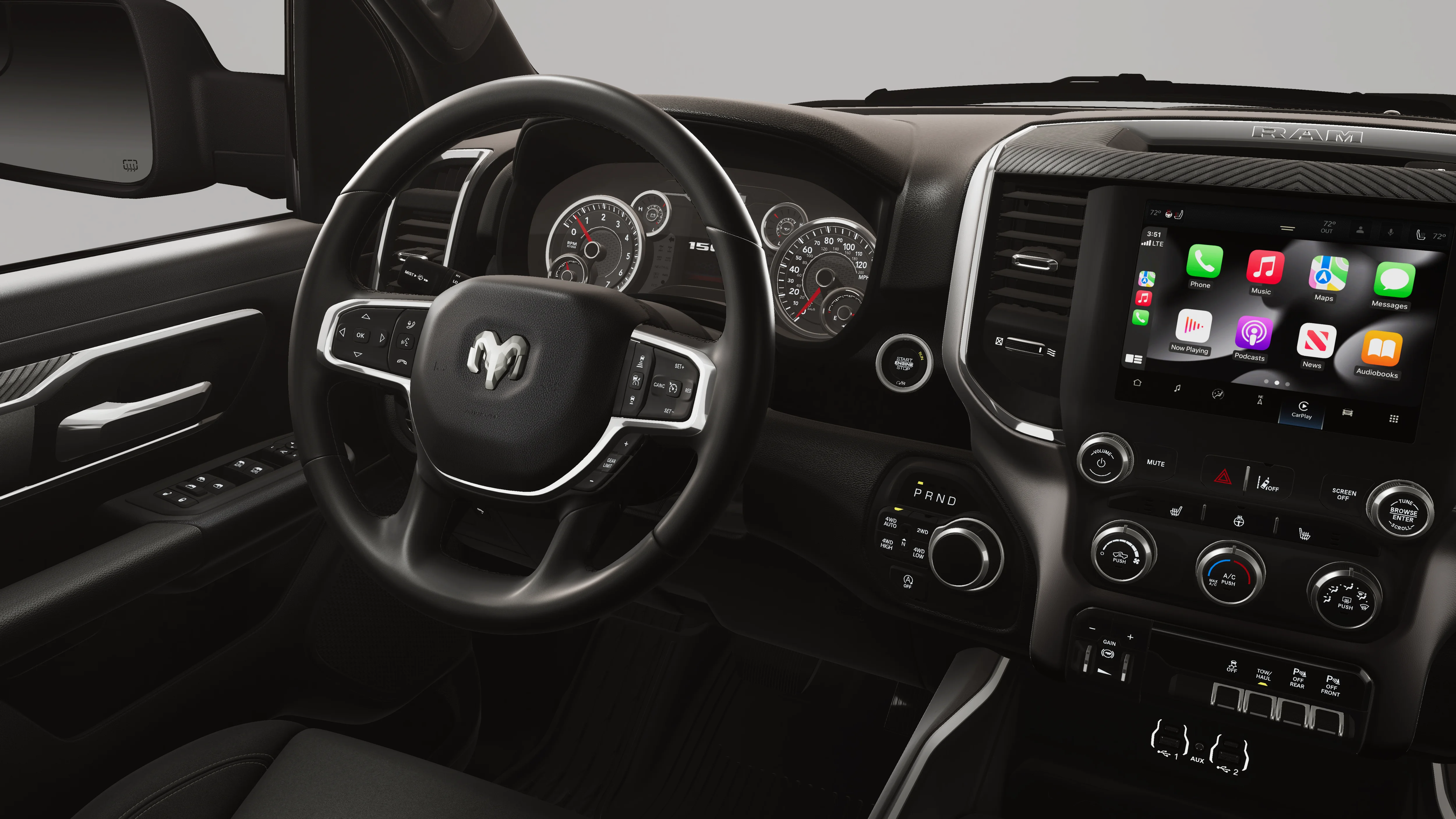 New 2026 Forged Blue Metallic Exterior Paint RAM BIG HORN image 21