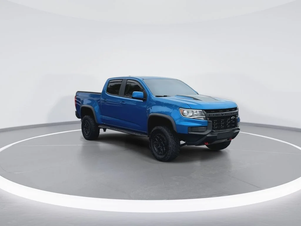 Used 2022 Blue Chevrolet ZR2 image 2