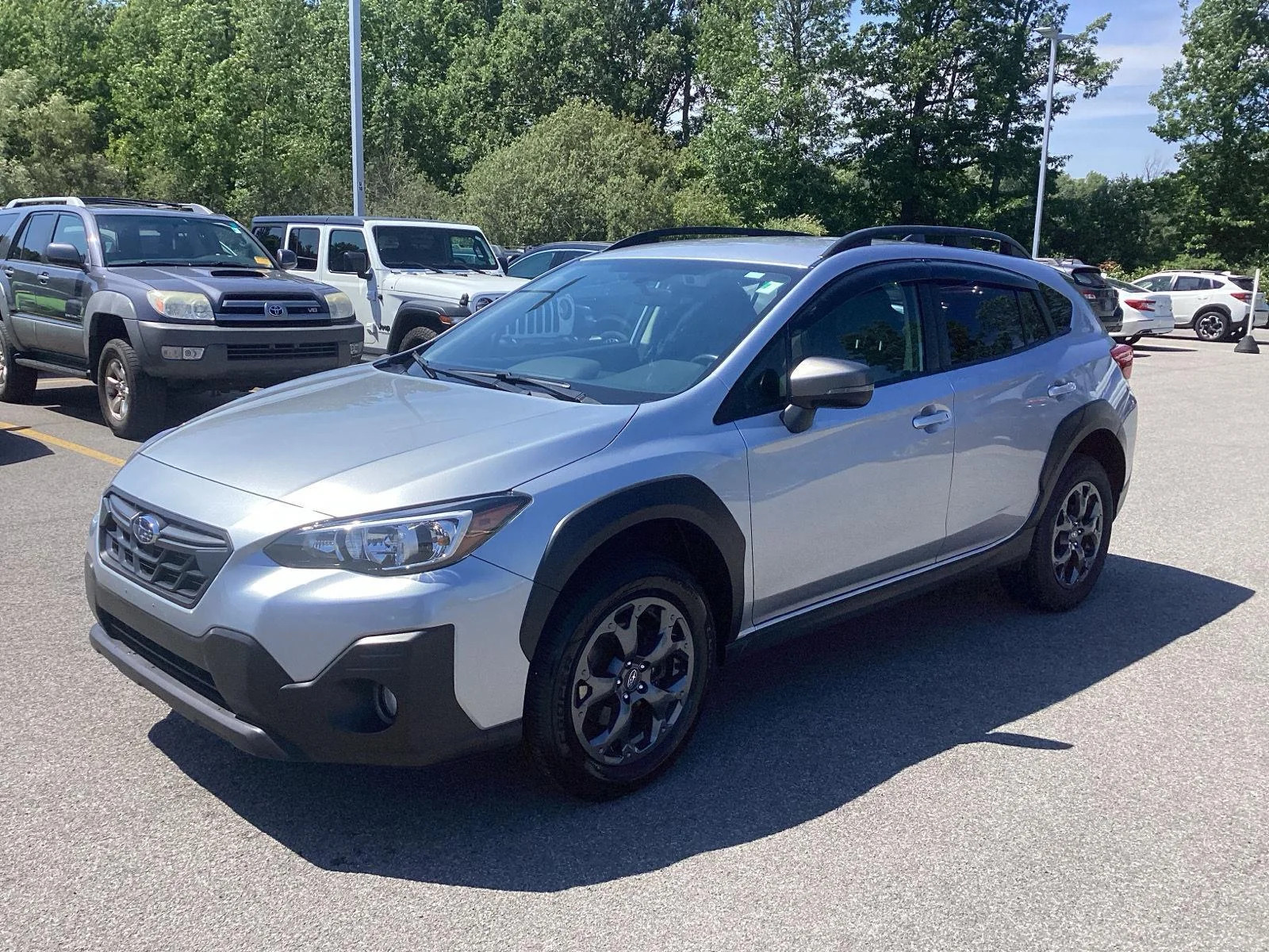 Used 2022 Ice Silver Metallic Subaru Sport image 3