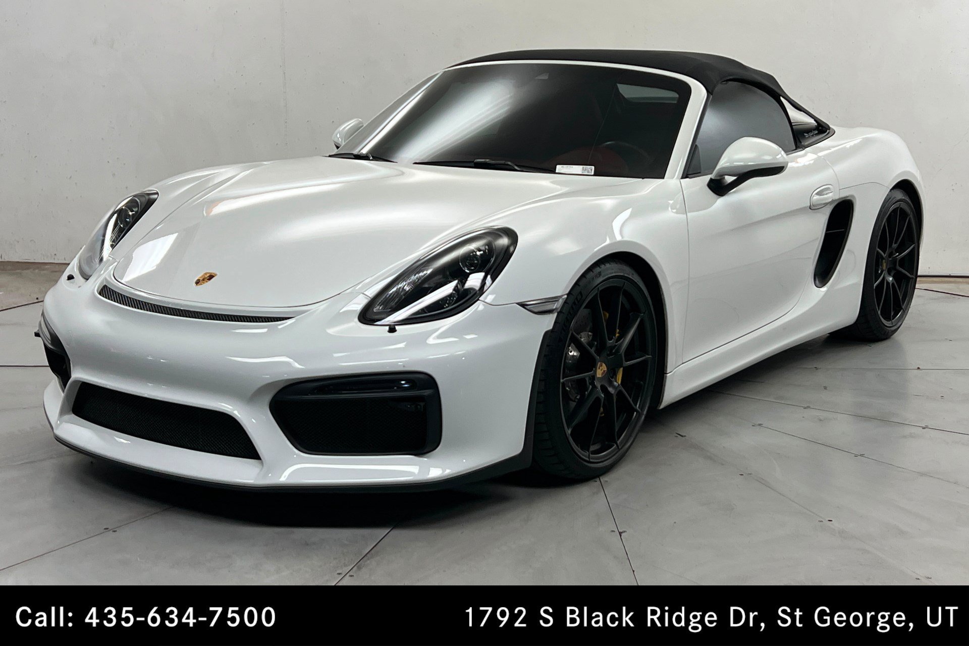 2016 Porsche Boxster Spyder