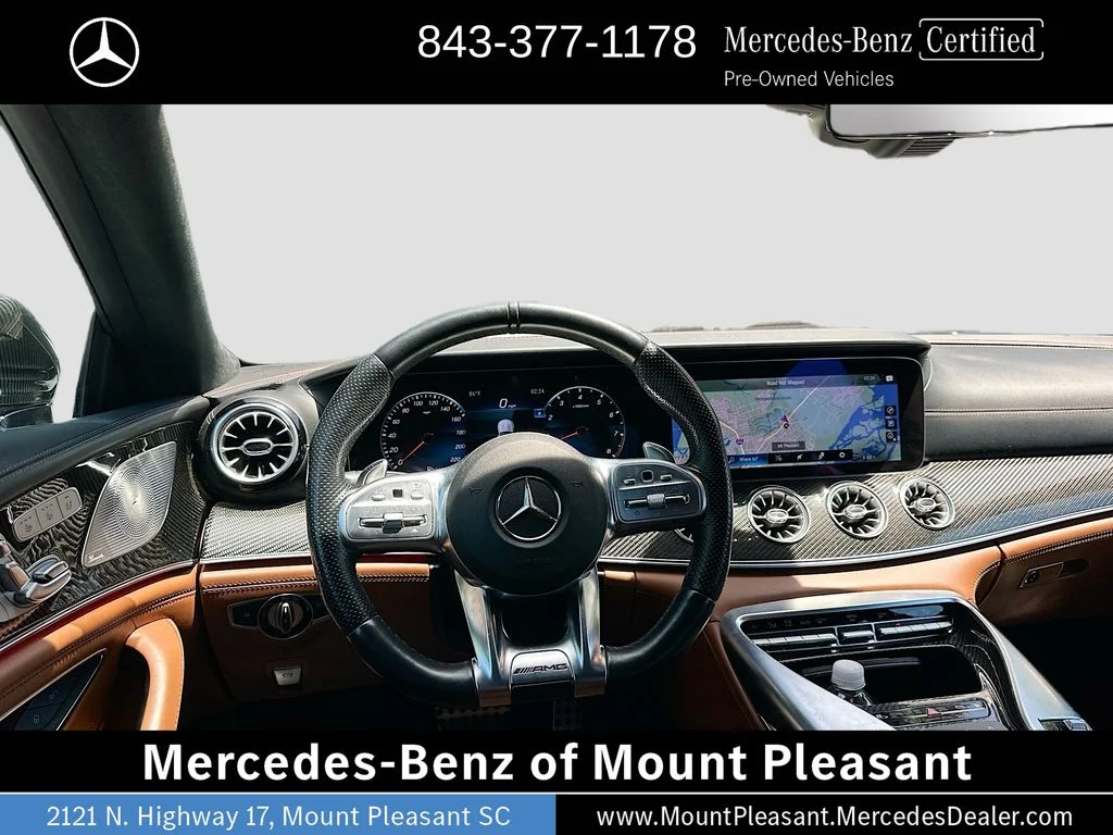 Certified Used 2021 designo Selenite Gray Magno Mercedes-AMG S image 24