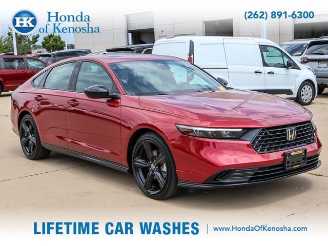 Certified Used 2025 Radiant Red Metallic Honda HYBRID SPORT-L image 7