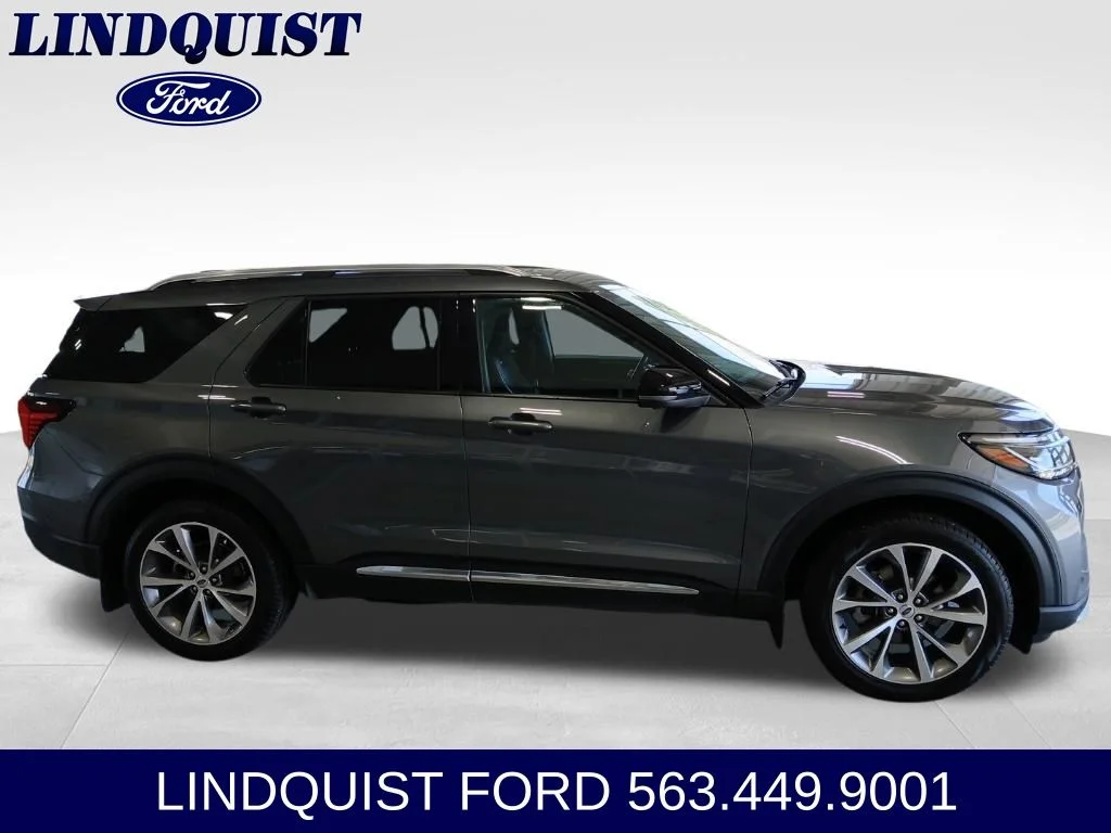 Used 2025 Gray Metallic Ford Platinum image 1