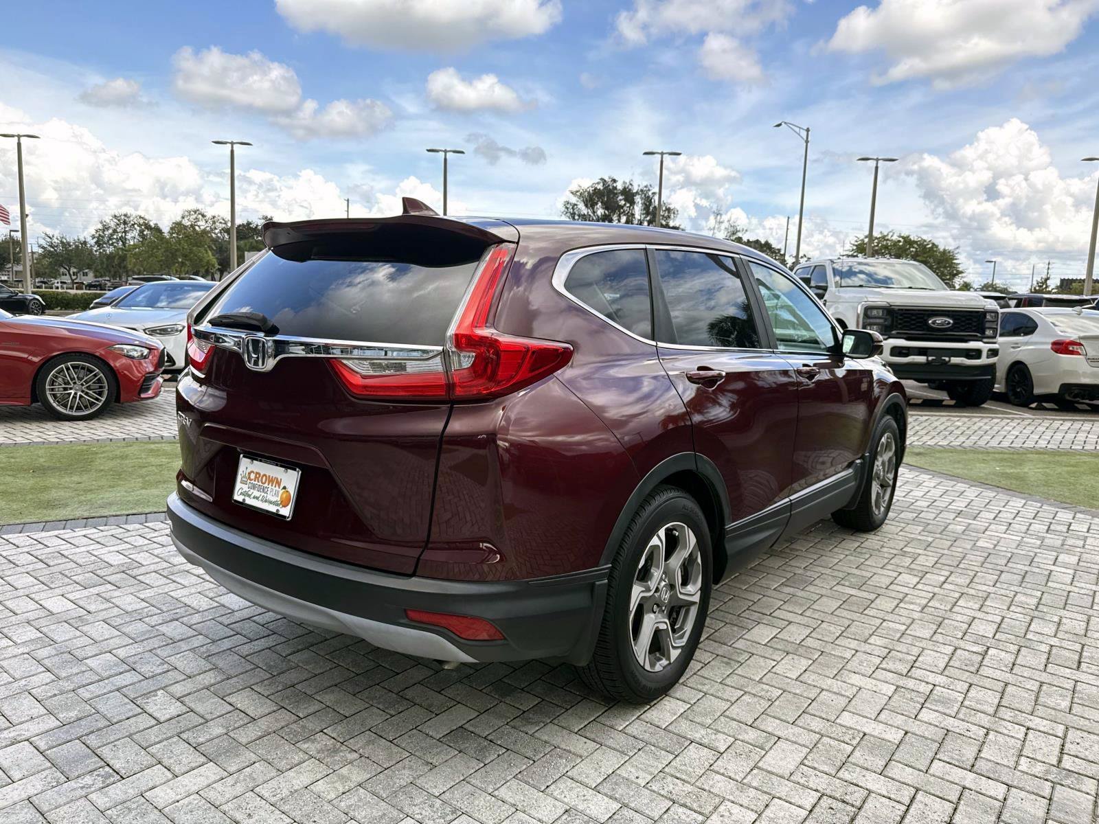 Used 2018 Dark Cherry Honda EX-L image 5
