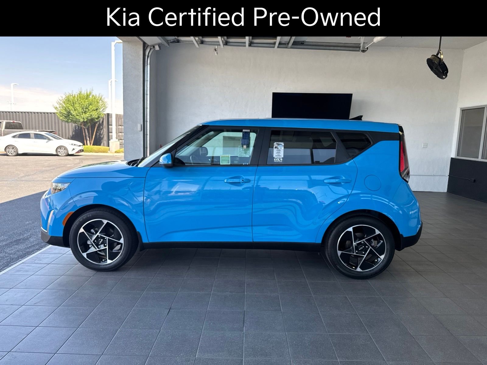 Certified Used 2024 Surf Blue Kia EX image 12