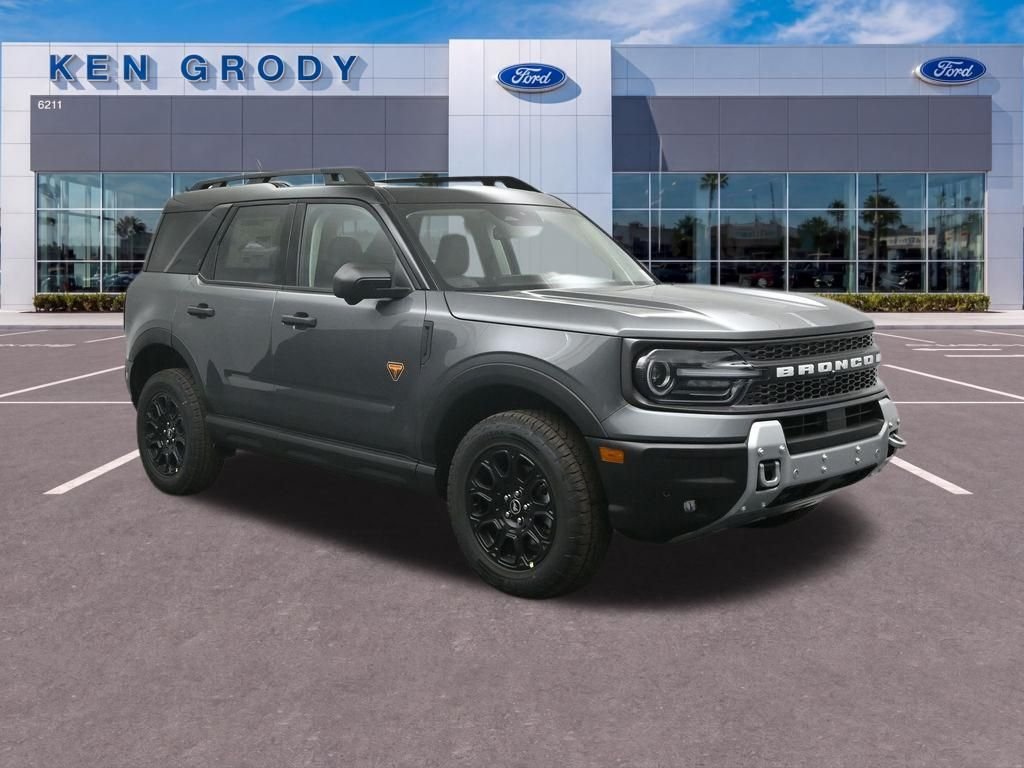 New 2026 Carbonized Gray Metallic Ford Badlands image 1