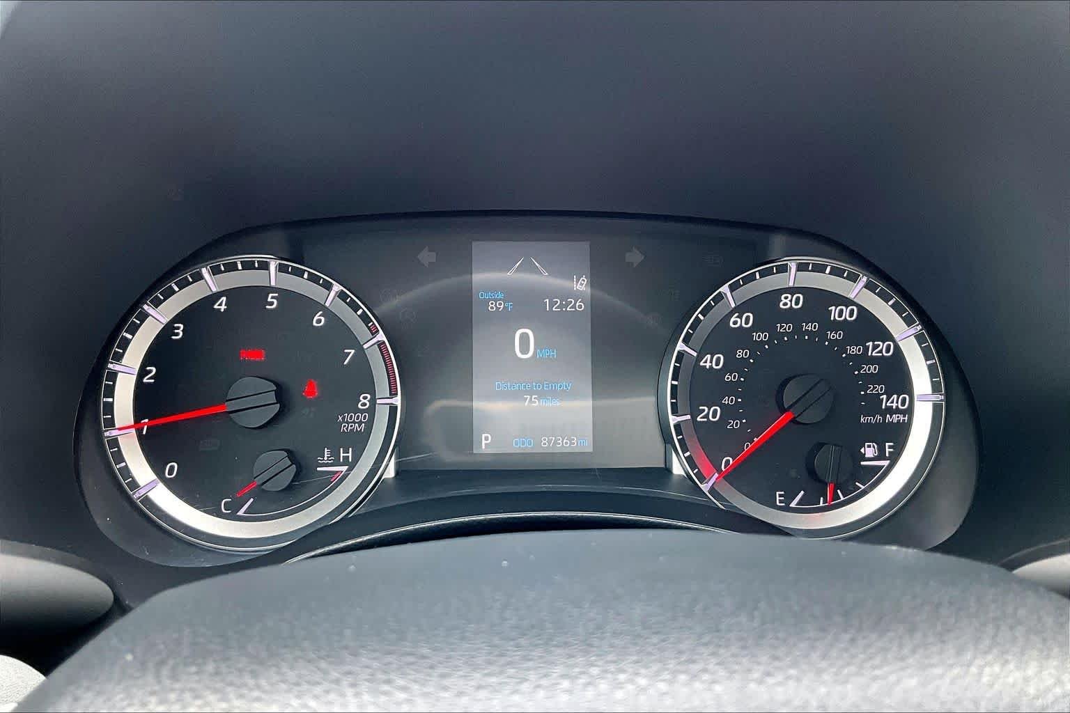 Used 2022 Ruby Flare Pearl Toyota LE image 25