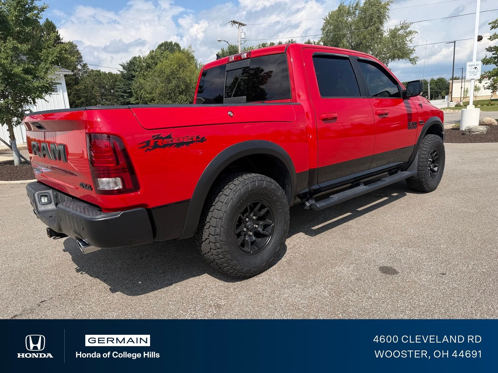 Used 2017 Flame Red Clearcoat Ram Rebel image 7