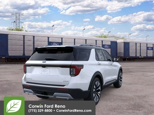 New 2026 Star White Metallic Tri-Coat Ford Platinum image 8