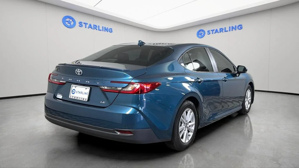 Used 2025 Blue Toyota LE image 8