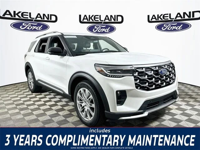 New 2026 Ford Explorer Platinum