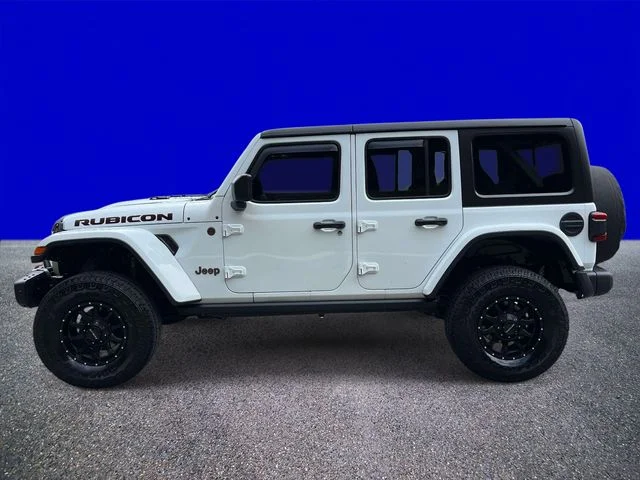Certified Used 2018 Bright White Clearcoat Jeep Unlimited Rubicon image 6