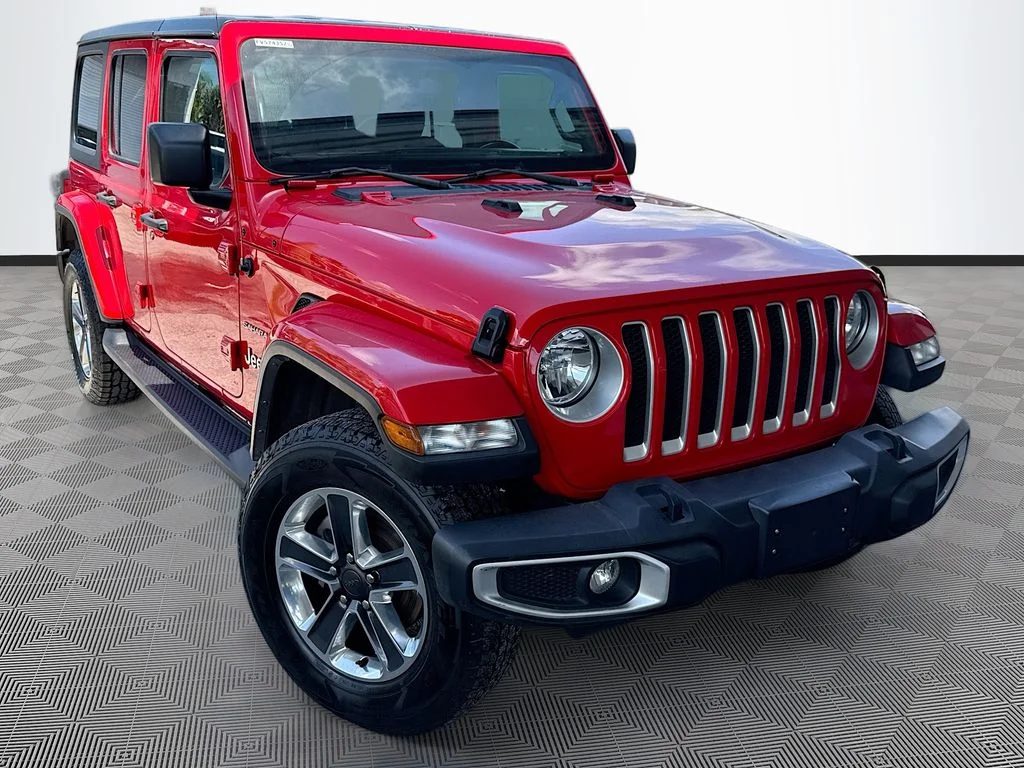 Used 2023 Red Jeep Sahara image 4