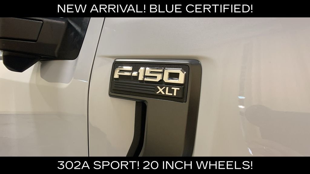 Certified Used 2022 White Metallic Ford XLT image 10