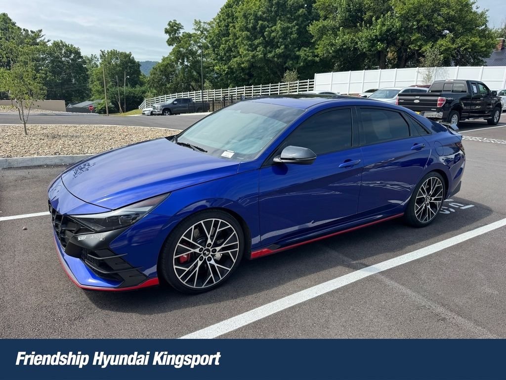 Used 2022 Blue Hyundai Base image 1