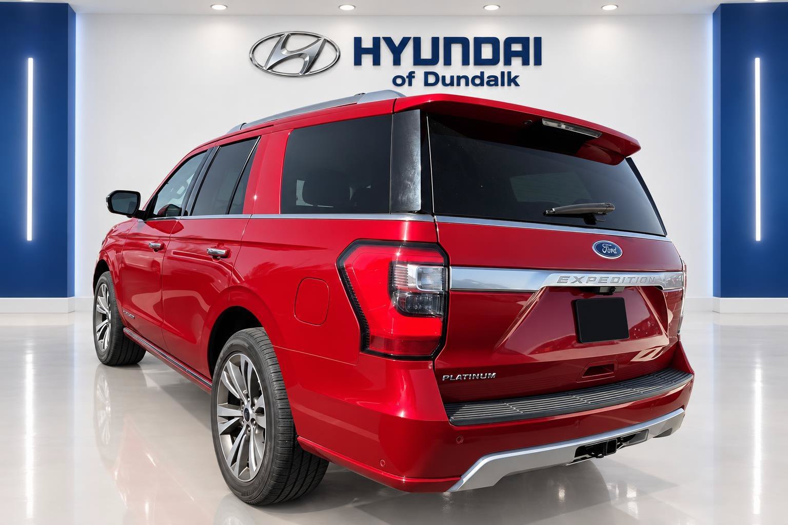 Used 2020 Red Ford Platinum image 2