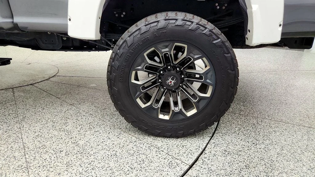 Used 2022 Star White Metallic Tri-Coat Ford Black Widow LARIAT 4WD Crew Cab 6.75