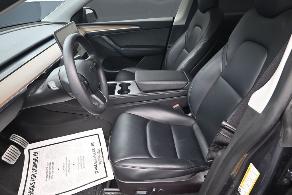 Used 2022 Midnight Silver Metallic Tesla Performance image 14