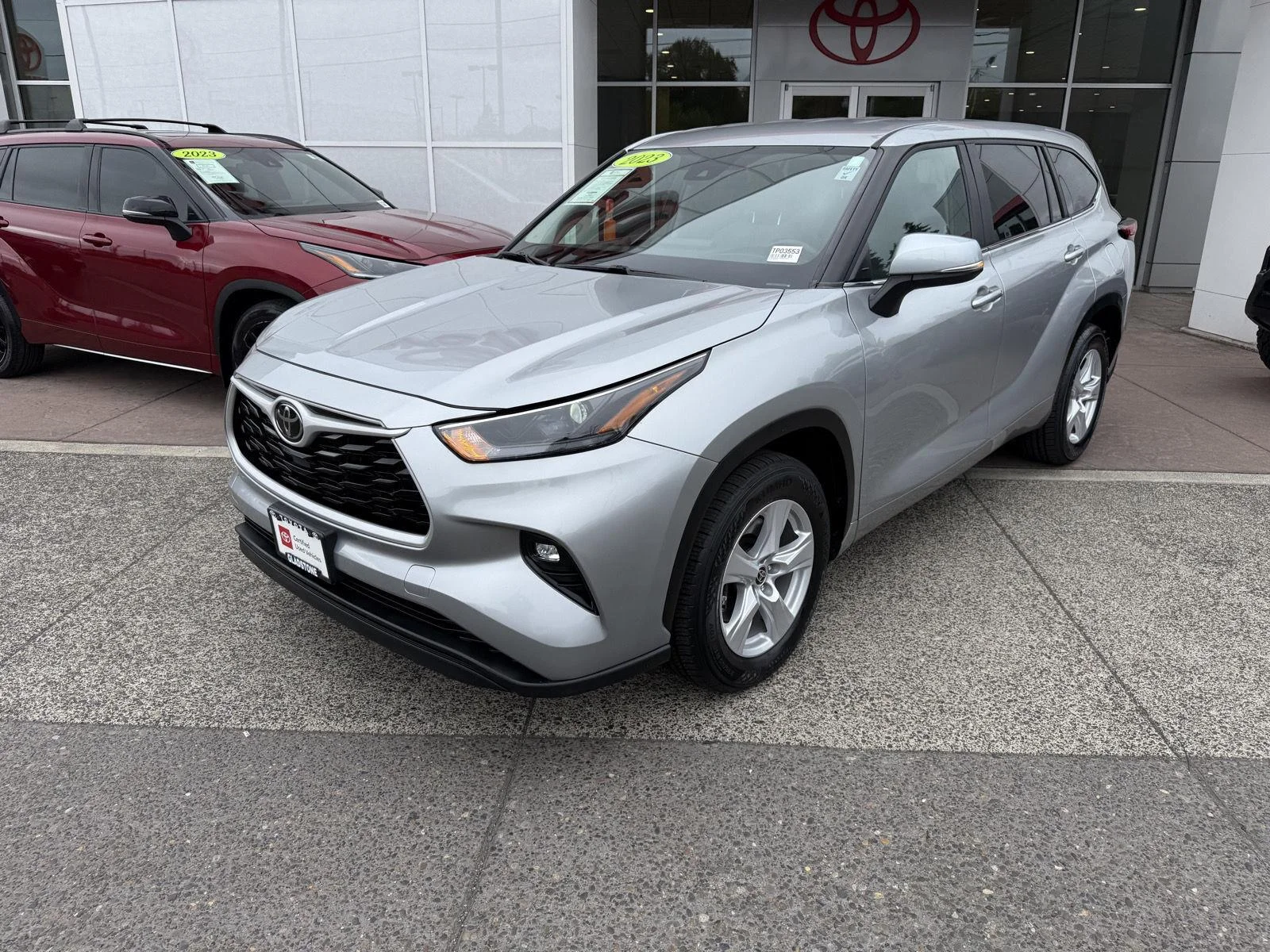 Used 2023 Celestial Silver Metallic Toyota LE image 2