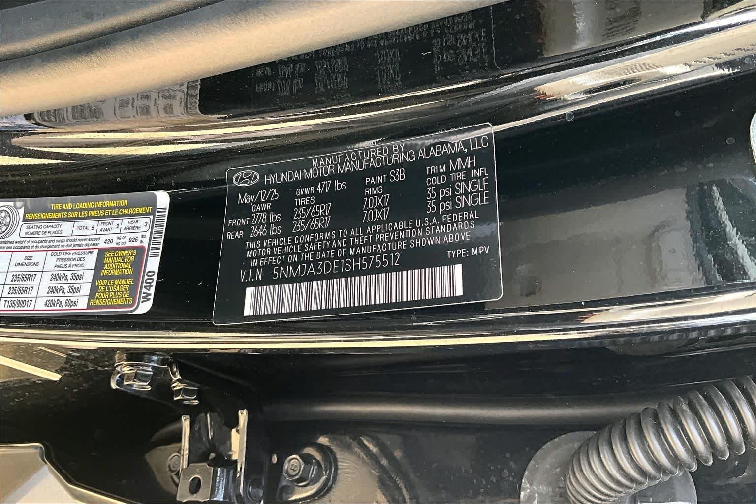 Used 2025 Phantom Black Hyundai SE image 31