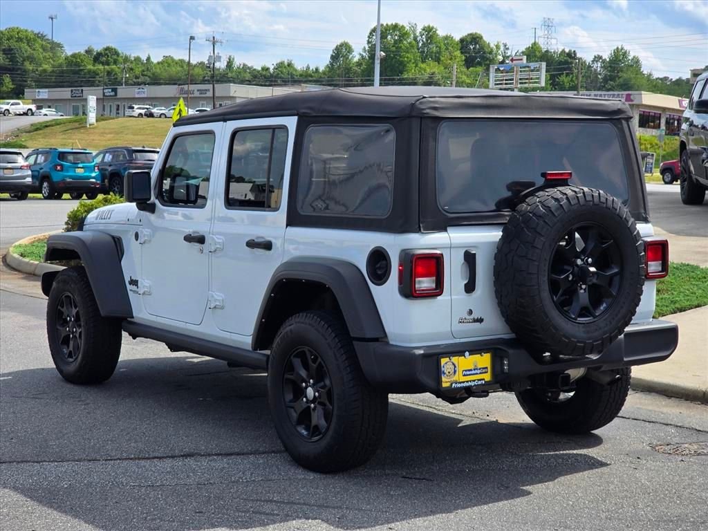 Used 2021 White Jeep Unlimited Willys image 24