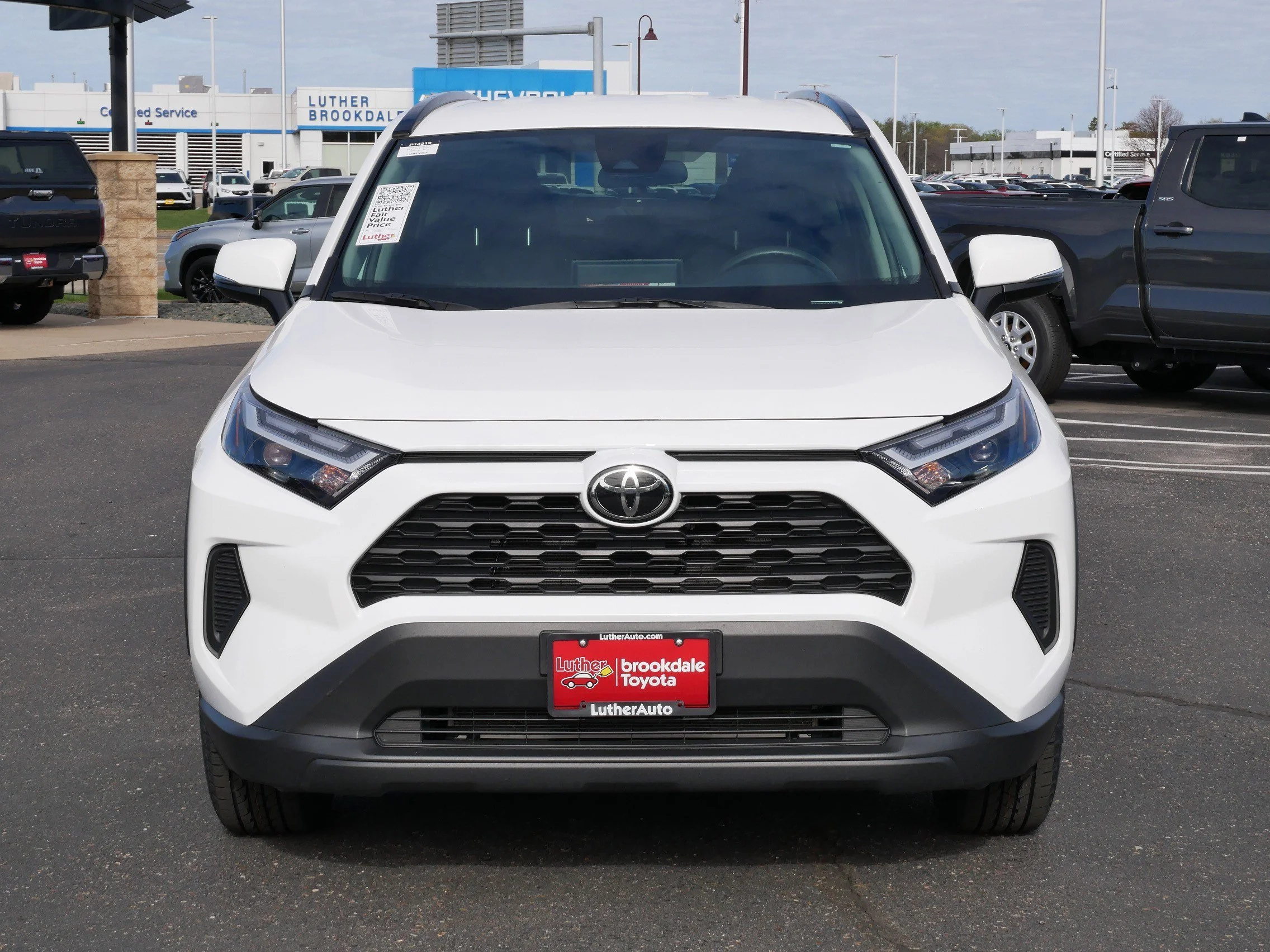 Certified 2025 Toyota RAV4 XLE with VIN 2T3P1RFV7SW508645 for sale in Brooklyn Center, Minnesota