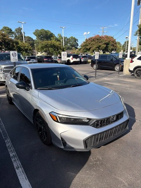 Used 2025 Solar Silver Metallic Honda Sport image 13