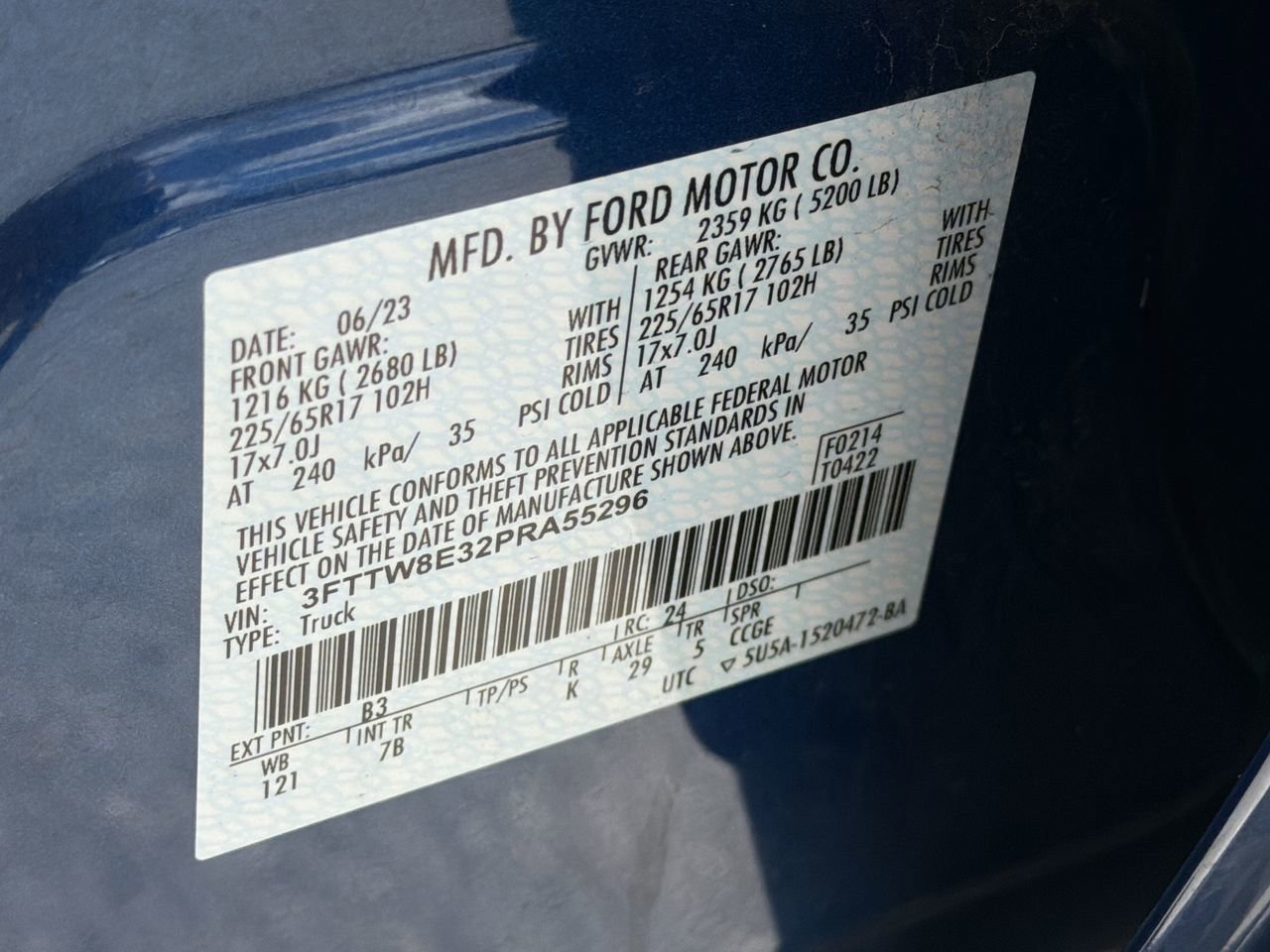 Certified Used 2023 Atlas Blue Metallic Ford XLT image 26