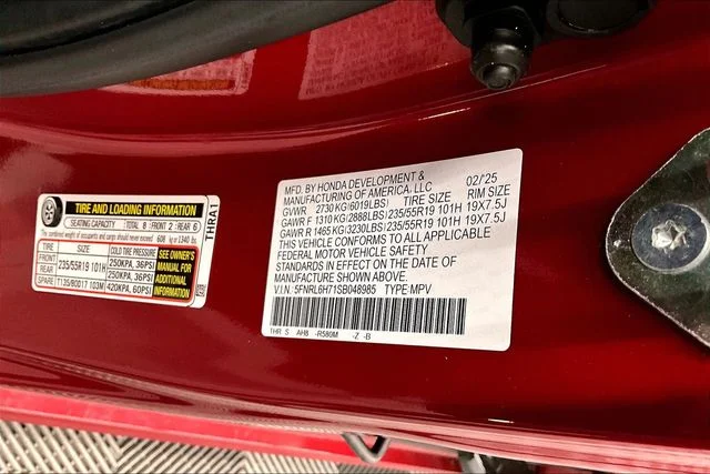 Used 2025 Radiant Red Metallic II Honda Sport-L image 40