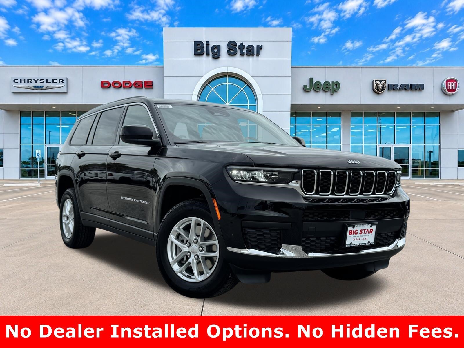 New 2026 Diamond Black Crystal Pearl-Coat Exterior Paint Jeep Laredo image 1
