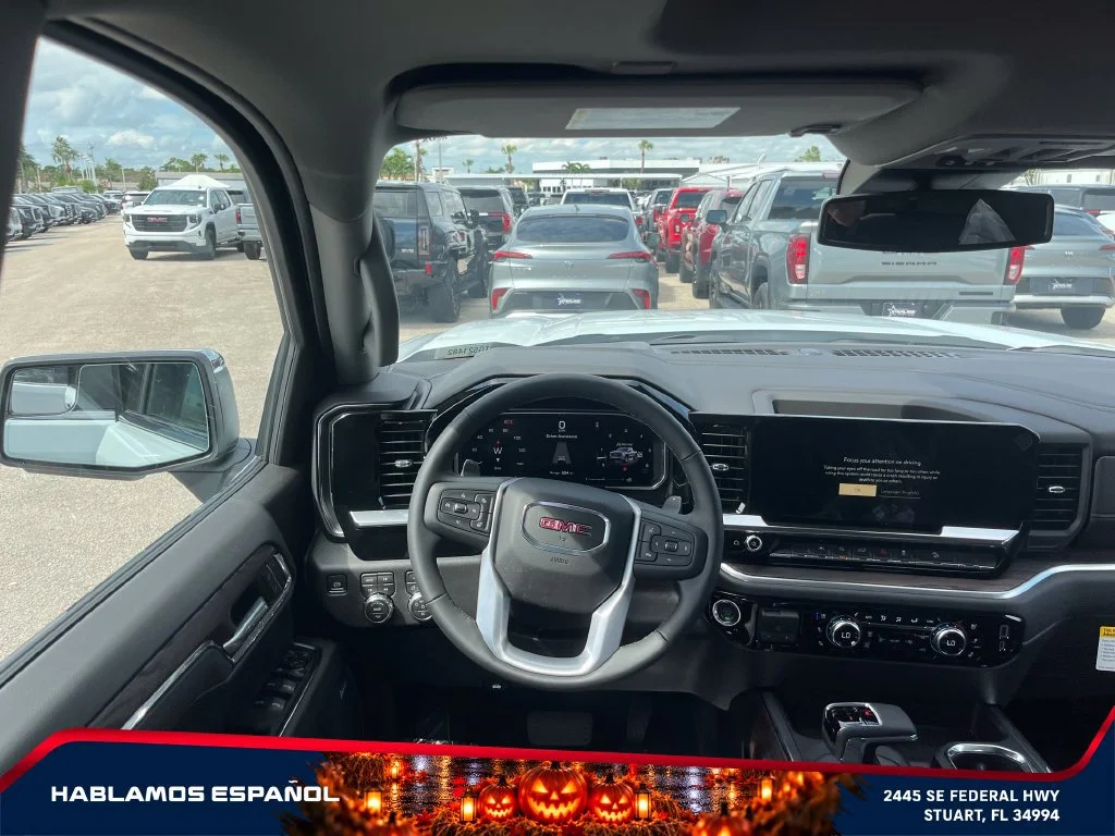 New 2026 Glacier White Tricoat GMC SLT image 13