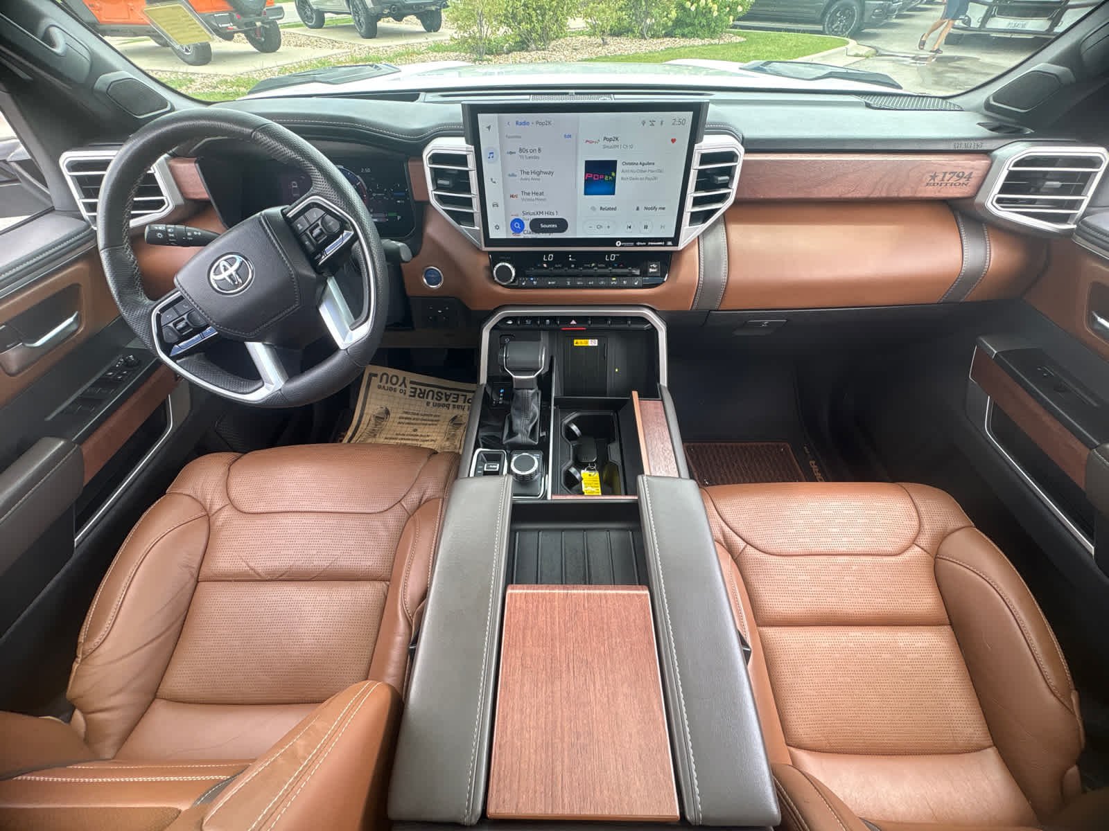 Used 2024 Wind Chill Pearl Toyota 1794 Edition Hybrid image 15